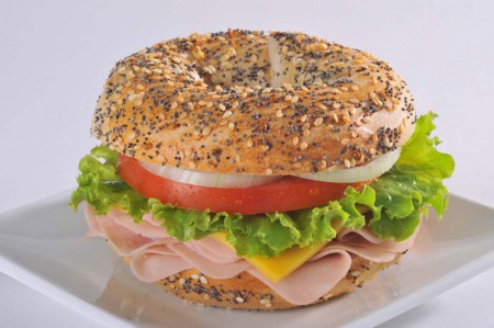 Bagel de Jamon de pavo