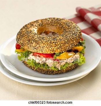 Bagel de atun