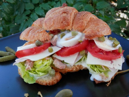 Croissant de pollo